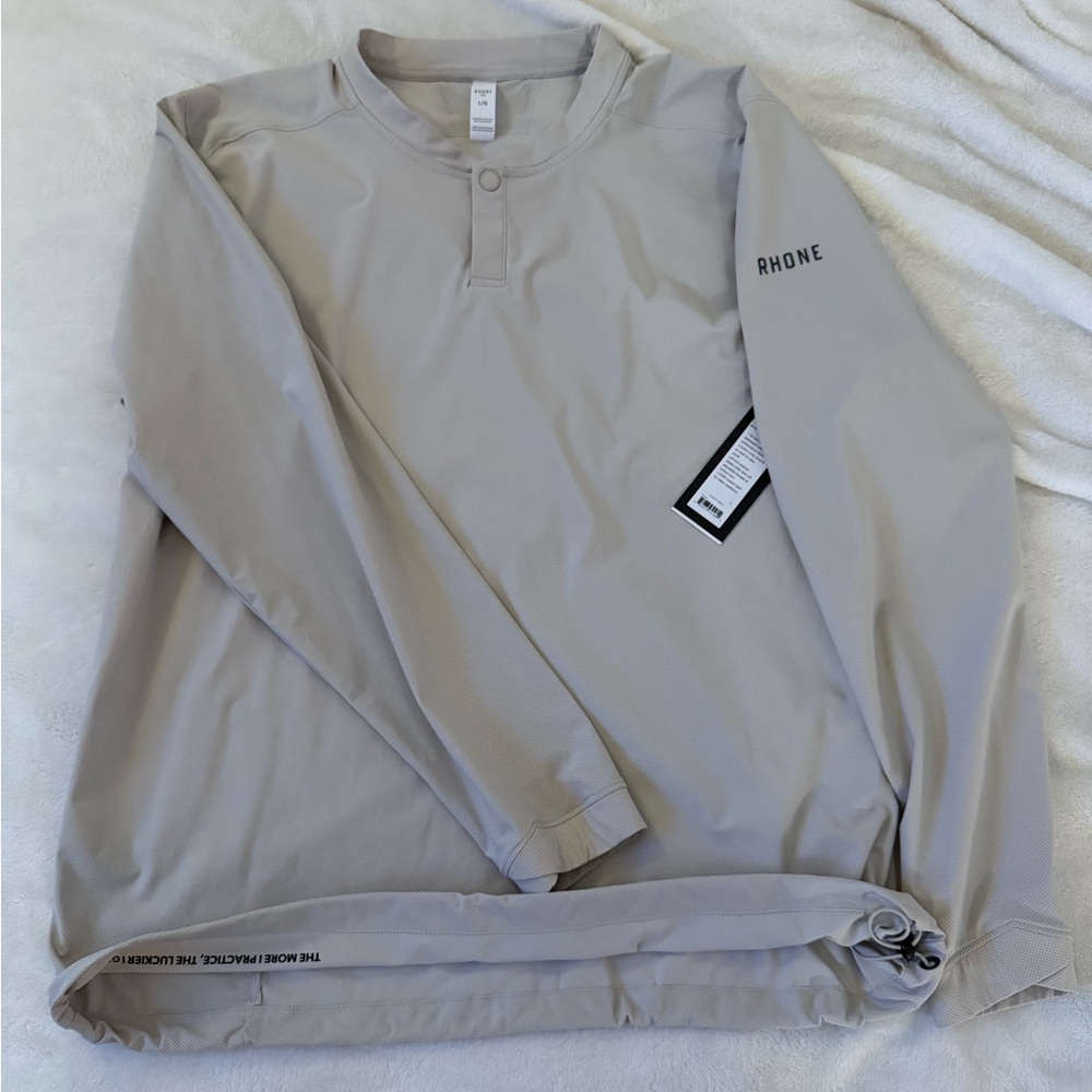 Rhone Momentum Tech Golf Snap Crewneck